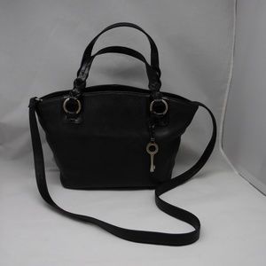 Fossil Leather Convertible Handbag